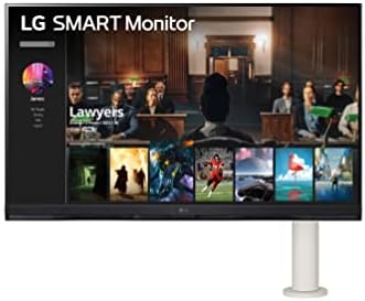 LG-32-inčni 4K UHD ekran, Ergo stalak, webOS Smart Monitor, ThinQ Home, Magic Remote, USB Type-C™, 2x5w Stereo zvučnici, AirPlay 2,
