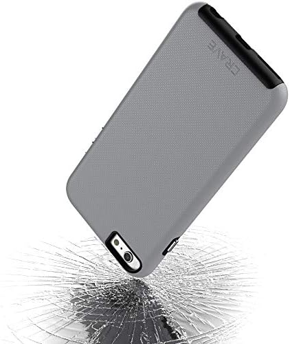 CRAVE iPhone 6s Plus futrola, futrola za dual zaštitu za iPhone 6 6S - škriljevca