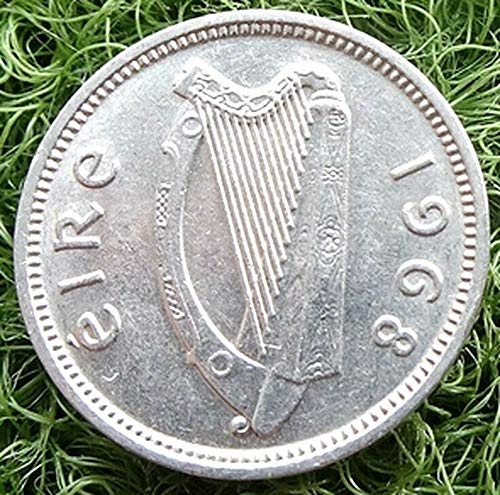 1960, tj. Sretan sretan irski 3 Pence Coin W zec! Dugo nestalo pre-decimalno decimalno! Kupite 2 Dobijte 1950-ih, kupite 3 Get 1940-ih,
