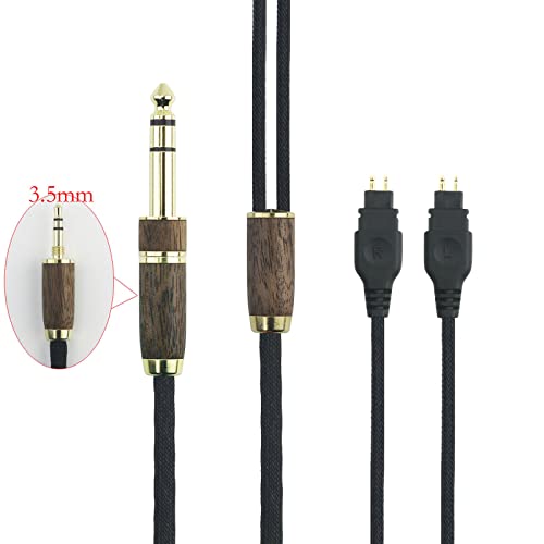 Nowfantasia Nadogradite audio kabel 6n OCM bakar sa pobrijanim pletenim kablom kompatibilnim sa Sennheiser HD650, HD600, HD580, HD660S,