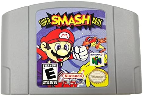 Kbree Nintendo kartica za igru All-Star Nintendo N64 Super Smash bros spot kartica za igru siva 117mmx77mmx20mm