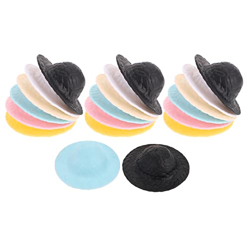 100pcs Color lutka Fiesta slama Lollipop Dekorativni za minijaturni izrada stranaka) Mini oprema Topper craft boca CINCO Slatke kape