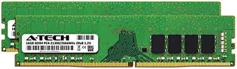 A-Tech 32GB RAM za HP Omen Desktop 880-130 | DDR4 2666MHz DIMM PC4-21300 288-pin ne-ECC UDIMM memorijski komplet za nadogradnju