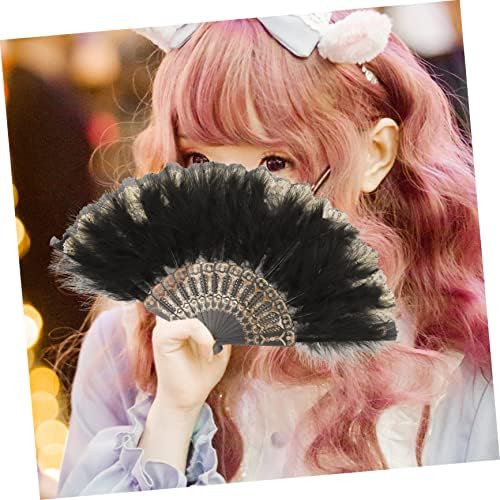 Doitool Fan Oriental Decor Dekormentoagent TEEN Girl Daw Dekorativni ručni ventilatori Elegantni ventilator za ruke 1920S Party CoustUMe