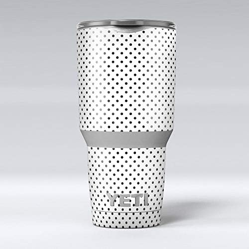 Dizajn Skinz Crna i siva Fade Polka Točke - Kožom Komplet vinil zamotača Kompatibilan je s Yeti Rambler Cooler Tumbler Cups