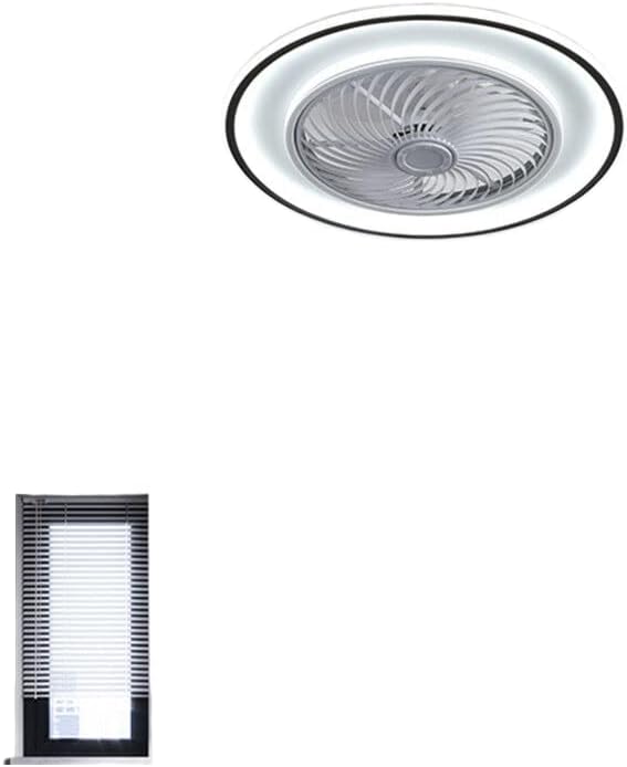 Chezmax Modern LED stropni ventilator mobilnog telefona App110V 220V Spavaća stropna svjetiljka dnevna soba Daljinski upravljač stropni