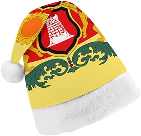 Zastava Deccan Božić šešir meke pliš Santa kapa Funny Beanie za Božić Nova Godina svečana zabava