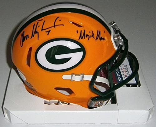 Pakeri Don Majkowski potpisan mini kaciga w / Majik Man JSA COA auto autographed-autographed NFL Mini Helmets