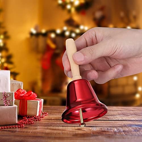 Toyandona Call Party Wedding Pet Santa udaraljke Dječji zvonjenje, ručna školska ručna handbell favorizira alarm, crkveno zvono: hrana