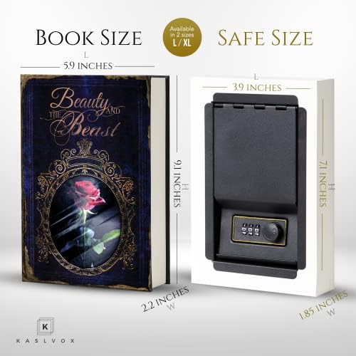 Real Pages Portable Diversion Book Safe-izdubljena knjiga sa skrivenim tajnim pretincem za nakit, novac i novac