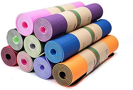YOGAMATE neklizajuća prostirka za jogu sa trakom za nošenje, Eco Friendly & SGS certificirani TPE materijal – bez mirisa, Neklizajući,