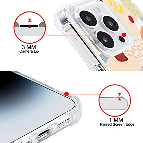 HI Space kompatibilan sa iPhoneom 14 Pro Max Case 2022 6,7 inča, grafiti Art Ultra Clear Slim prozirni fleksibilni zaštitni poklopac