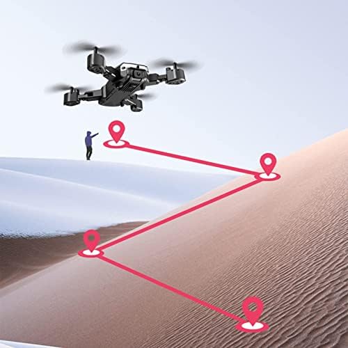 QIYHBVR Mini Dron sa kamerom - 4k HD FPV sklopivi dron sa torbicom za nošenje, inteligentno izbjegavanje prepreka, poletanje jednim