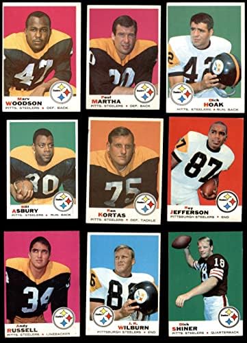 1969 TOPPS Pittsburgh Steelers Team Set Pittsburgh Steelers VG + Steelers
