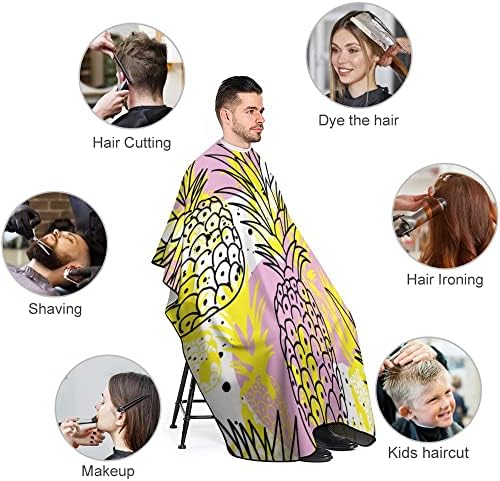 Vantaso akvarel ananas brijač za muškarce za muškarce Žene Djeca profesionalna, velika frizura pregača salon kose krpa frizera