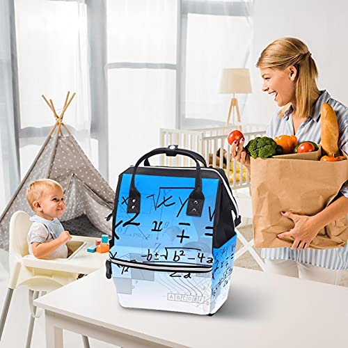Matematičke torbe za pelene torba mama ruksaka velikog kapaciteta pelena torba za staračku torbu za njegu beba