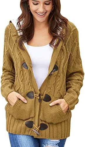 Mebamook ženski kardigan džemperi džemper kaput gornja odjeća sa džepom ruke džemper od pletene jakna pad 2022