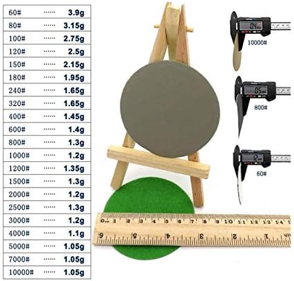 Sručni papir od metala od metala 50pcs 3 75 mm vodootporan kukica i petlje silicijum Carbide 60 do 10.000 žitarica za mokro ili suho