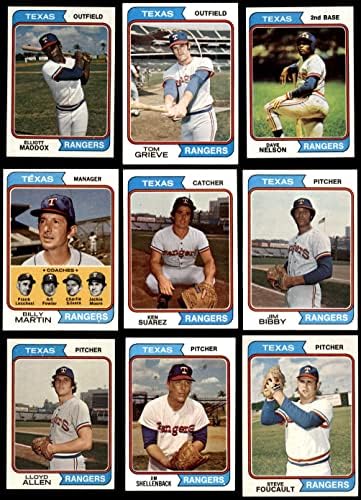 1974 TOPPS Texas Rangers u blizini Team Set Texas Rangers NM Rangers