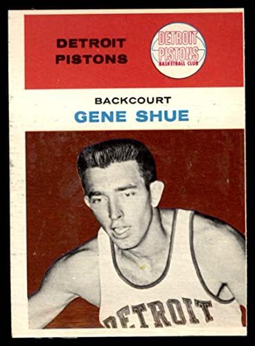 1961 Fleer 41 Gene Shue Detroit Pistons VG Pistons Maryland