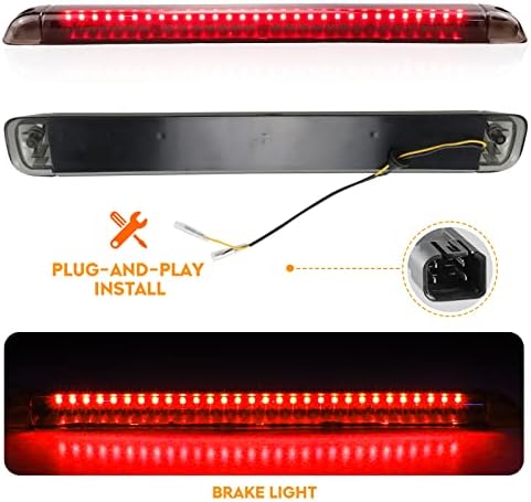 Youxmoto LED zadnja svjetla + 3. kočiono svjetlo za Chevy GMC Suburban C1500 C2500 K1500 K2500 1992-1999, Tahoe 1995-1999, Yukon 1992-2000,