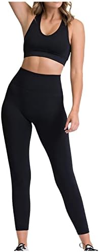 Crna 2023 odjeća za odjeću Atletski podizač za podizanje CAMI rezervoara Osnove prevelike pantne setove za ženske pad ljetne pantnice