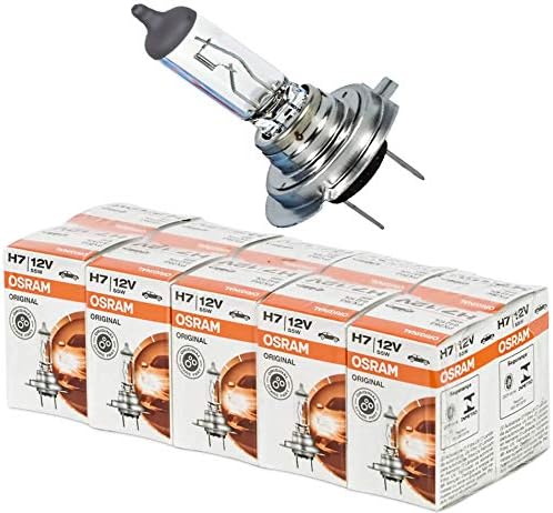 10x OSRAM žarulje za favore H7, Longlife, 12V, 55W, 64210L, set od 10