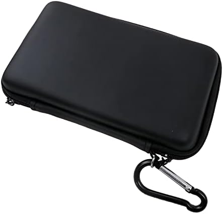 Estarpro Corrida Nova izdržljiva i praktična crna koža za nošenje kože Tvrd kofere za Nintendo 3DS XL / 3DS LL / 3DS XL