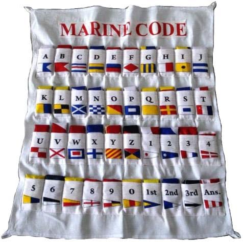 Mesing blagossing signalna zastava na plaži sa poklopcem za kućište - pomorski brod za čamac Nautički dekor: