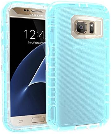 Galaxy S7 futrola, HyygeDeal Defender prozirni kristalni PC + TPU otporni na Samsung Galaxy S7)
