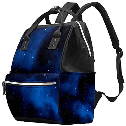 Plave galaksijske zvijezde tote tote torbe mammmy ruksak veliki kapacitet pelena torba za staračku torbu za brigu o bebi