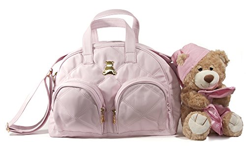 BL BABY-Elegance Collec. - MED-Crossbody torba-Themal & prednji džepovi-Pink-6x15x9& 34;