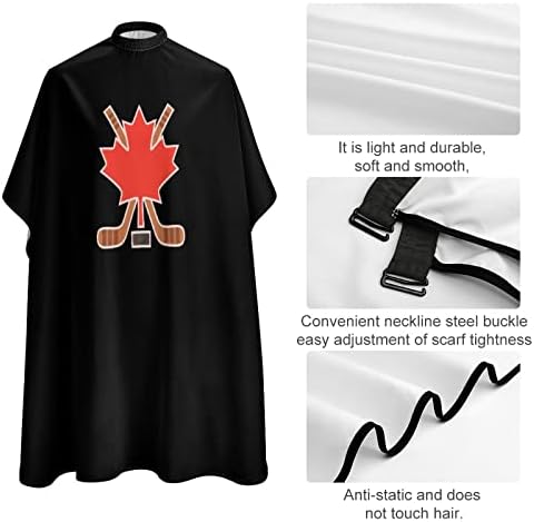 Kanada javorov hokej vodootporan šišanje Cape brijač za rezanje kose s podesivim zatvaračem Snag frizerski frizerski ogrtači za bojanje