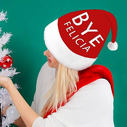 Bye Felicia Božić šešir Santa kape Božić Tree dekoracije Holiday Decor pokloni za odrasle žene Family Men