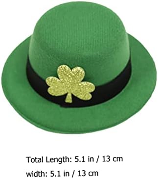 LUOZZY 6 kom djetelina ukosnica Mini vrhovi šešir Leprechaun šešir kopče za kosu irski festival Pribor St Patricks Day potrepštine