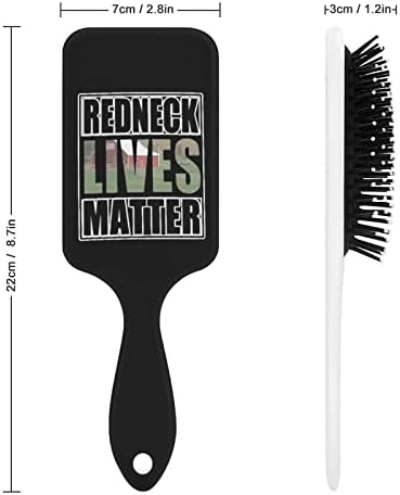 Redneck Lives Match četka za kosu Slatki četkica Zračni jastuk za muškarce Žene HAPE poklon