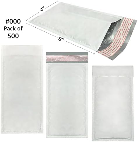 Poly Bubble Mailer 4 x8 # 000- paket od 500