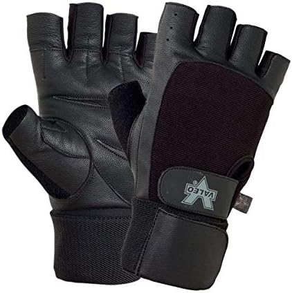 Valeo Competition rukavice za podizanje zapešća sa izdržljivom kožnom konstrukcijom, ojačanim šavovima i podstavljenim dlanovima od