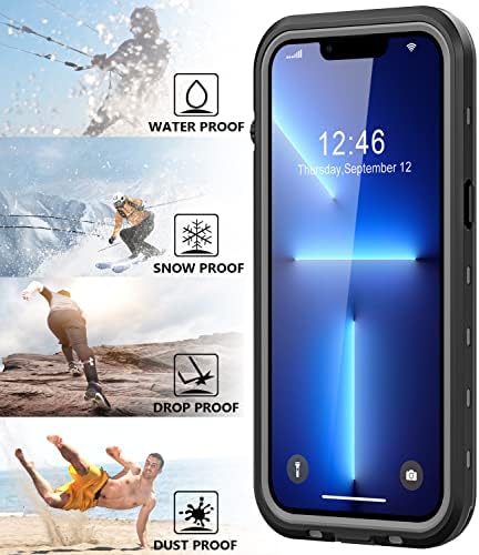 ProteBox za iPhone 13 Pro Vodootporna futrola sa ugrađenim zaštitnikom zaslona, ​​otporan na udarce pune tjelesne zaštite od prašine
