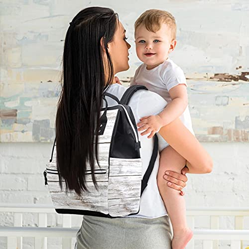 Bright drvene teksturne pelene tote torbe mammmy ruksak veliki kapacitet od pelenske torbe sestrinca za njegu beba