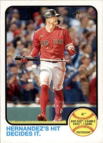 2022 Hernitage baštine 201 Kike Hernandez Boston Red Sox MLB Baseball Base Trgovačka kartica
