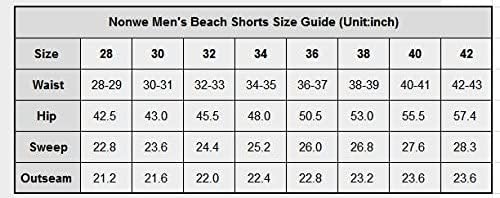 Nonwe muške kratke hlače za odjeću na plaži brzo se suše s mrežastim podstavom kupaćih gaćica
