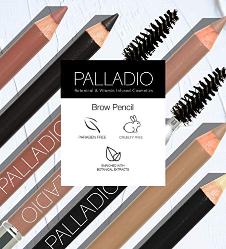 Palladio Beauty olovka za definiranje obrva, srednje smeđa, Ultra precizna olovka za uvijanje obrva za oči sa dugotrajnom snagom,