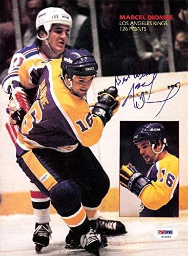 Marcel Dionne autographed magazine Page Photo Los Angeles Kings PSA / DNK U93884 - NHL Časopisi sa autogramom