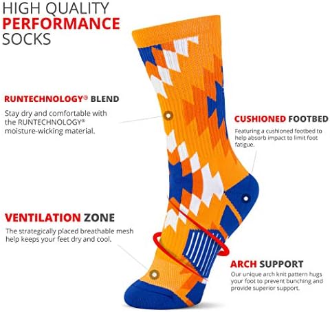 ChalkTalkSPORTS Lacrosse tkane čarape do sredine teleta / Lax štap glava | više boja
