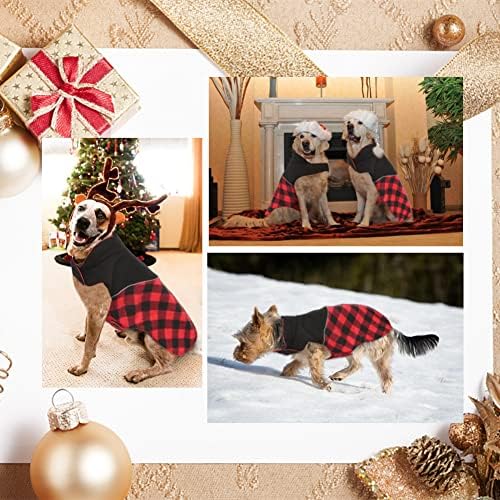 Mklhgty pas zimski kaput plairan jakna za pse, božićna reflektirana odjeća za kućne ljubimce Vodootporna vjetroena odjeća, džemper