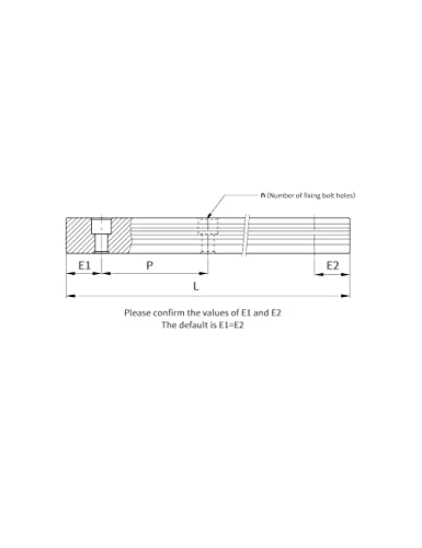 Precizna linearna vodilica HGR30 600mm 23,62 u šini Hgw30cc nosač klizača