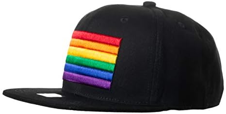 LGBTQ+ Rainbow Pride snapback kapa-ponosan Izlazak kvalitetnog vezenog crnog šešira