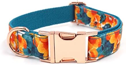 DSfeoigy personalizirani ovratnik za pse Hawaii cvjetni uzorak ovratnik za pse i povodac set luksuzni dizajner bowtie ogrlica za pse