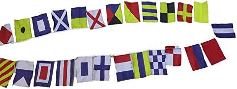 Zastava morske mornaričke signalne kodne koda - Zastave Bunting - 25 stopa - Nautical / Brod / Plaža Party